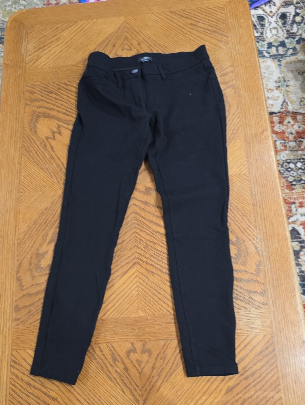 LOFT Black Skinny Ponte Pants